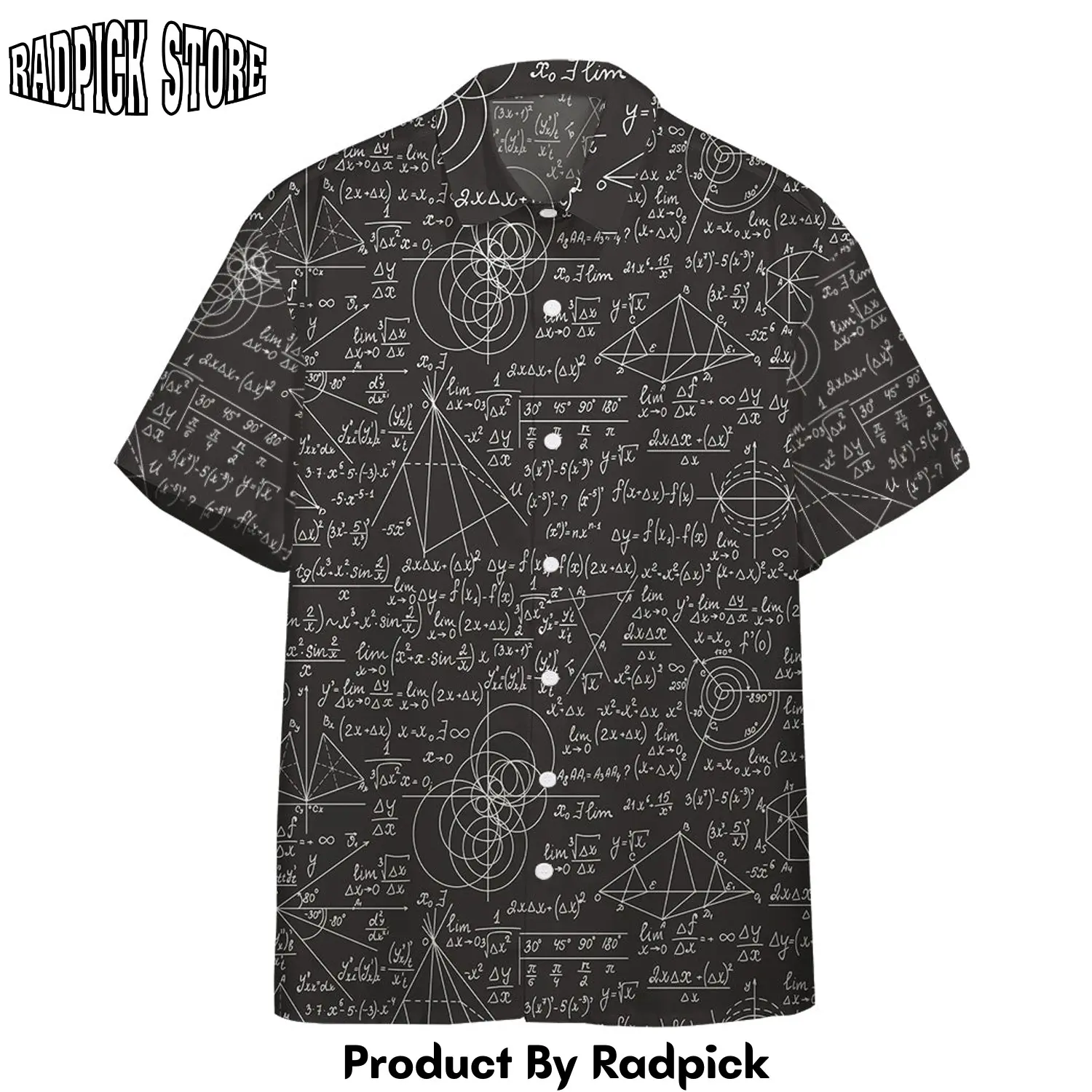 Radpick 3d math teacher hawaii shirt rp292570